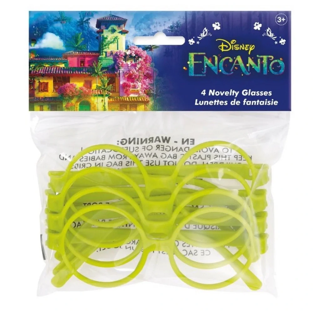 Disney Encanto Party Decor- Plates, Napkins, Tablecloth, Novelty Glasses- 11 pcs